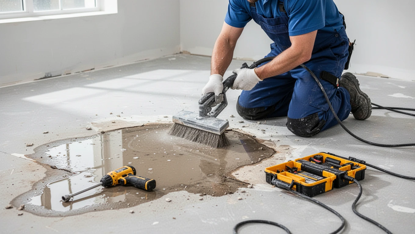 Floor Water Damage Repair