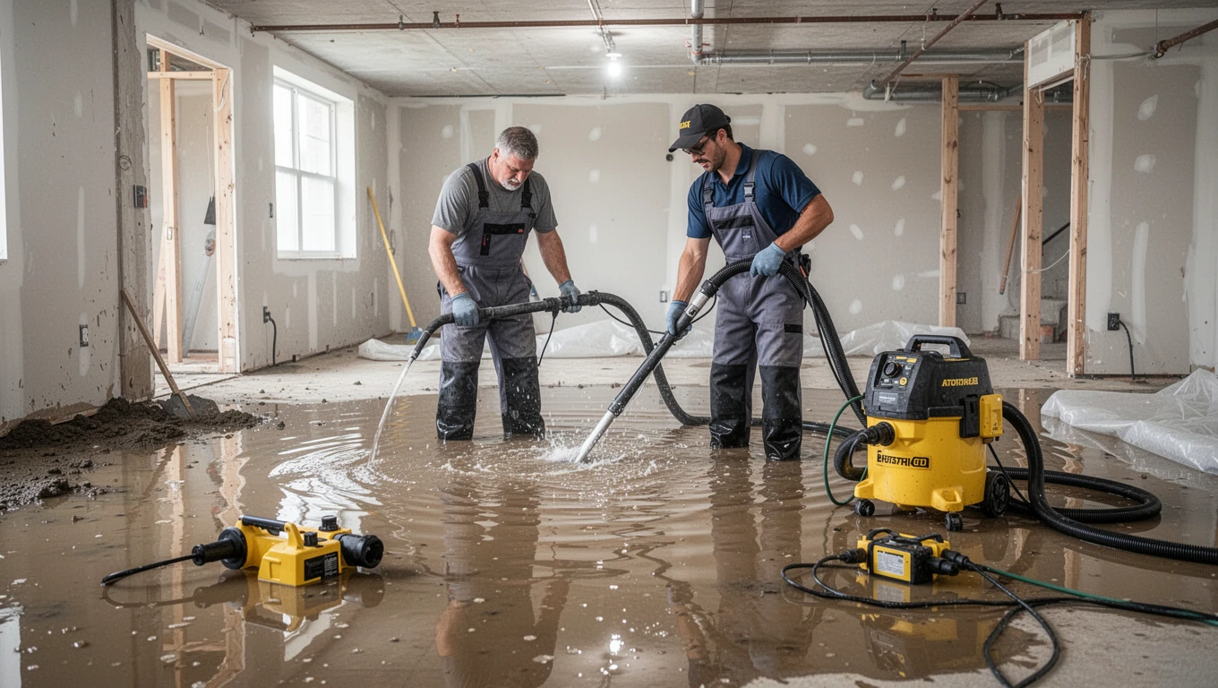 Flooded Basement Cleanup